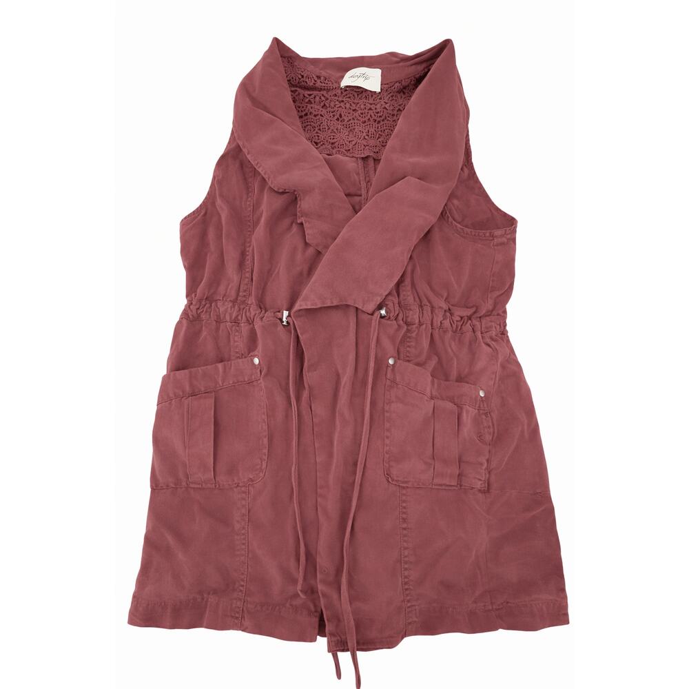 Daytrip Mauve Lyocell Utility Vest Women’s Small